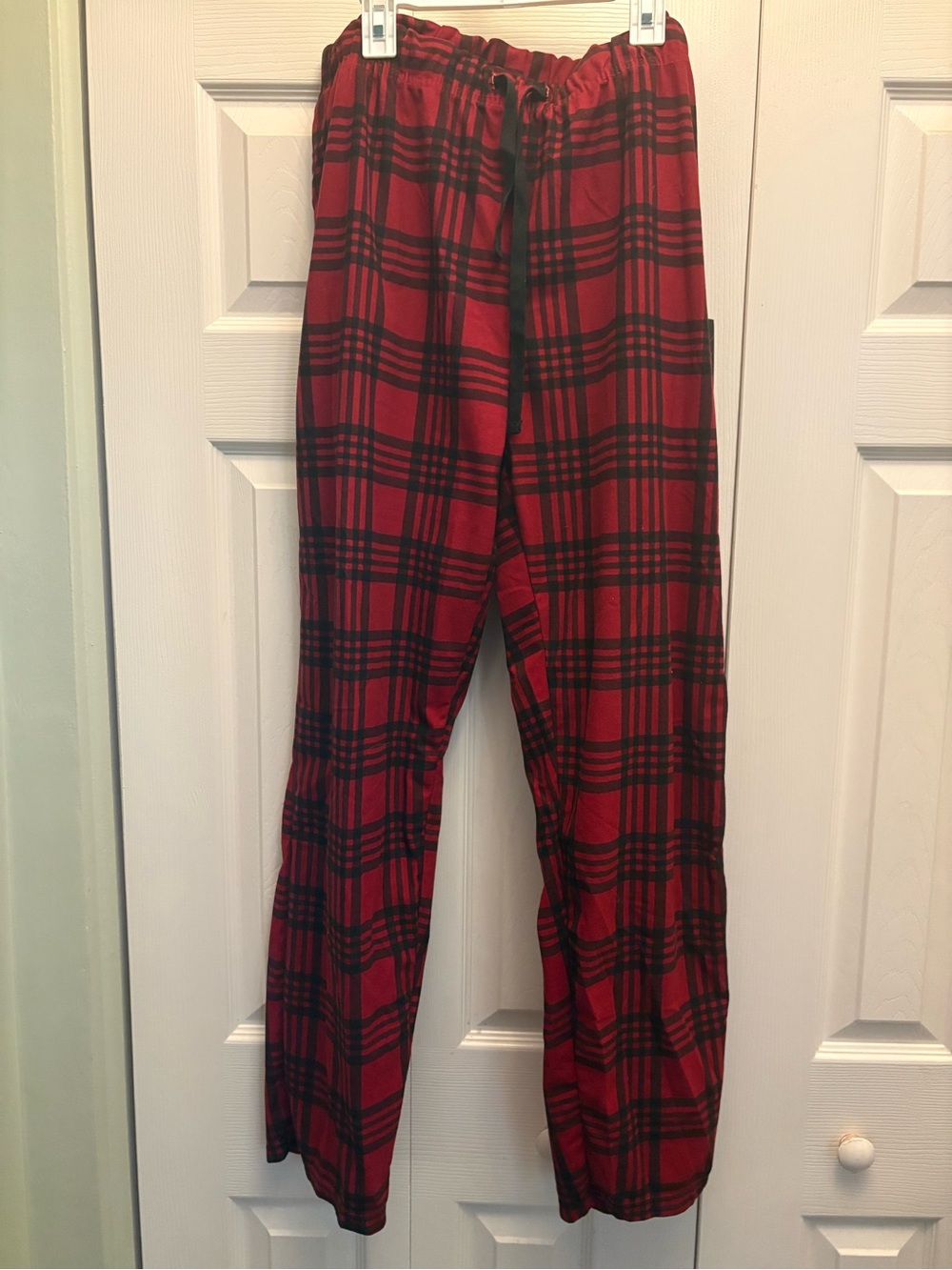 Spyder Loungewear Men’s Red & Black Plaid Pajama/Lounge Pants